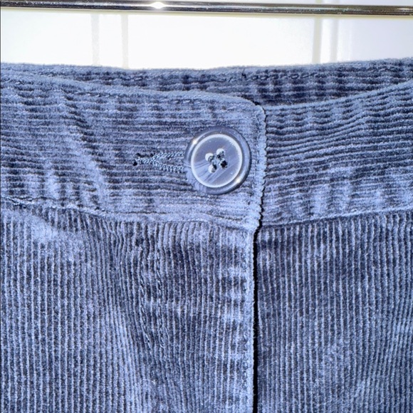 Reitmans Cords Blue Corduroy Flare preferred Fit Pants Stretch Women’s Size 7 - Picture 3 of 14
